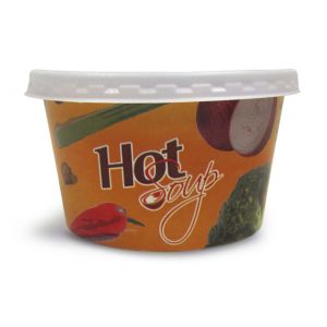 Контейнер для супа 500мл D 120мм бумага, 500шт