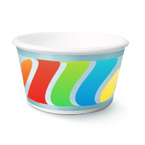 Креманка для мороженого 140мл вспененный полистирол с ЛОГОТИПОМ