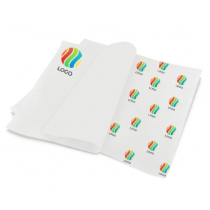 Бумага оберточная с ЛОГОТИПОМ (размер от 200х200мм)