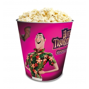 Жестяное ведро для попкорна "Монстры на каникулах 3", 130 унций/3.80л.