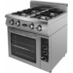 Плита газовая Grill Master Ф4ПДГ/800 (э) с духовкой