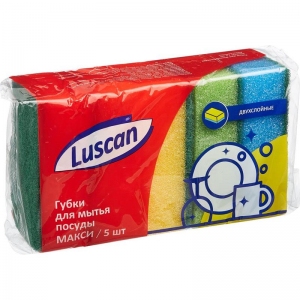 Губка для посуды (5шт) Luscan 549252