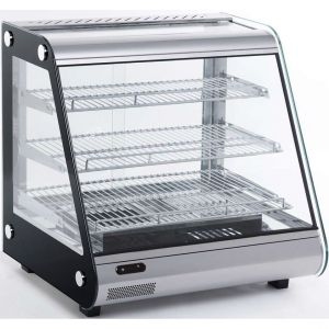 Витрина тепловая настольная, горизонтальная, l0.68м, 3 полки, +30/+90с, нерж.сталь+чёрные боковины, стекло фронтальное прямое, подсветка (некондиция) ENIGMA RTR-130L-1+2*Black side g Витрина тепловая настольная, горизонтальная, l0.68м, 3 полки, +30/+90с, нерж.сталь+чёрные боковины, стекло фронтальное прямое, подсветка (некондиция) ENIGMA RTR-130L-1+2*Black side g
