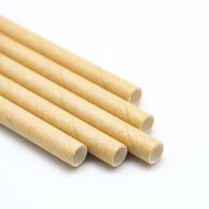 Трубочки для напитков бумажные D 8мм L 200мм крафт ГЕОВИТА GVS-42-LRG