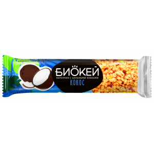 БИОКЕЙ Батончик с кокосом и цельными злаками, 25 г