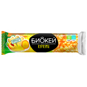 БИОКЕЙ Батончик с куркумой, абрикосом и цельными злаками, 25 г