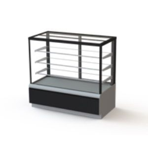 Витрина кондитерская Kayman K-ВК-1300 люкс квадро серебро