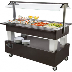 Roller Grill Int. Салат-бар серии SB, модель SB 40 F Wenge