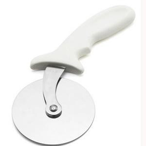 Резак для пиццы D 10.2см изогнутый нерж.сталь ручка пластик белый TABLECRAFT 4106W