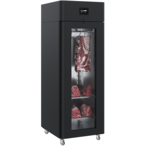 Шкаф для сухого созревания мяса Polair CS107 Meat black (колёса)