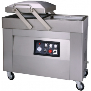 Машина для вакуумной упаковки HUALIAN MACHINERY DZQ-410/2SA (HVC-410S/2A-G) SS (нерж., газ)