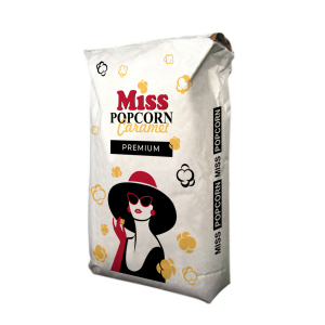 Зерно кукурузы суперпремиальное (сорт карамель) «MISS POPCORN», 22.68 кг.