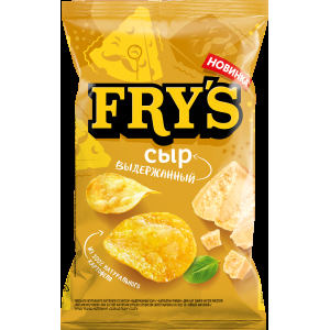Чипсы из натур. картофеля FRY`S, вкус Выдержанный сыр, 35г