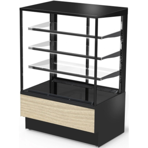 Витрина холодильная напольная Cryspi Adagio Cube 900 Д (ЕL.2.G9005гл.H.B9005гл.P1.PS.RAL9005гл.0)