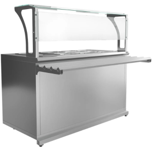 Мармит электрический для вторых блюд напольный LUXSTAHL МВП (С)-1500 Premium (нерж.)