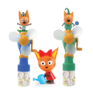 Игрушка вентилятор-брызгалка с драже, 12 г.