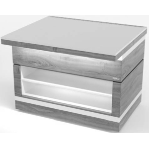 Салат-бар нейтральный пристенный Челябторгтехника RBN23NSW-Н ШС Filin (Crystal Polar White, RAL5020, RAL7024)