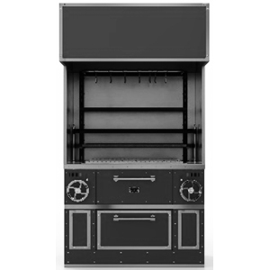 Гриль на углях Grillvett Bronx I Robata Hood 1300 RAL 9005