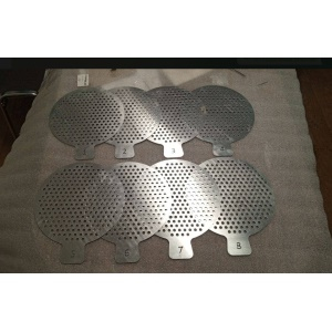 Скрин с перфорацией для пиццы D 25см Kids Akademy алюминий (упаковка 30 шт.) СК ЮНИОН UNI-DS25