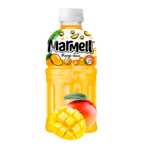 Напиток с кусочками кокосового желе MARMELL (Мармелл) "Ната де коко" со вкусом манго, ПЭТ 0,32л