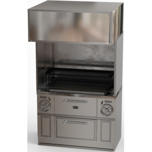 Гриль на углях Grillvett Bronx I Hood 1600 нерж.сталь