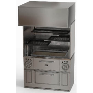 Гриль на углях Grillvett Bronx II Robata Hood 1300 нерж.сталь