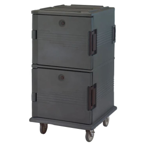 Термоконтейнер-тележка L 82см w 71.5см h 135см двухкамерный черный Cambro UPC1600-110