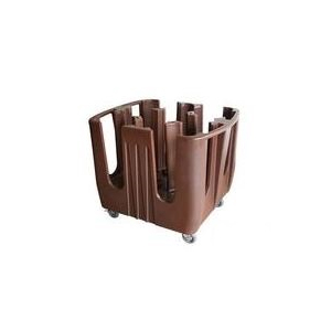 Тележка для посуды NORMA L 90см w72см h 77см пластик коричневый NORMA F4766