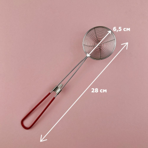 Шумовка-паутинка D 6,5см L 28см, нерж.сталь
