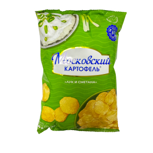 Картофель Московский хруст. со вкусом лука и сметаны, 120 г