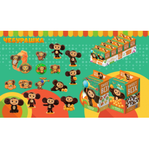 Свитбокс "Чебурашка" мармелад с игрушкой в коробочке, 10 г