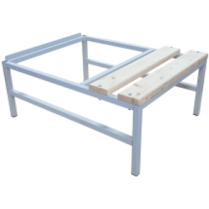 Подставка со скамьей под шкафы для одежды ПАКС-трейд Подставка под шкаф с сидением (сосна) 150х600х770мм