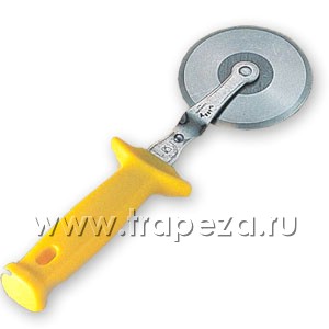 Резак для пиццы D 10см прямой нерж.сталь ручка пластик желтый LILLY CODR Art. 150