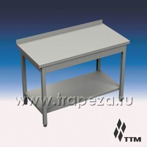 Столы производственные с бортом, разборный каркас ТТМ SR1-120/8P Столы производственные с бортом, разборный каркас ТТМ SR1-120/8P