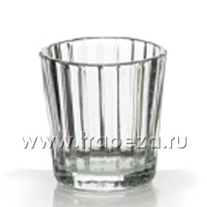 Подсвечник FLUTED h 6см 80мл CRISA 1780895