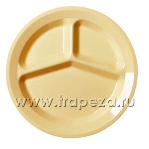 Тарелка (3 секции) D 24 Cambro HK93BCW-133