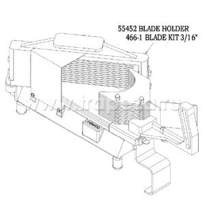 Блок с 13 ножами для N55600-1 Nemco 466-1
