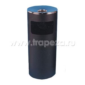 Урна-пепельница D 25см h 60см напольная черная ТИТАН МЕТА К250Н