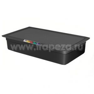 Гастроемкость GN1/1х100 полипропилен черный Restola 422100113