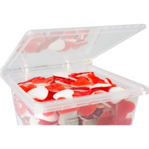 Крышка пластиковая прозрачная многоразовая д/коробки с конфетами
