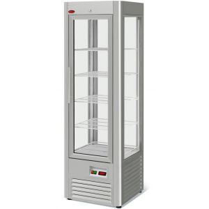 Витрина холодильная напольная Марихолодмаш VENETO RS-0,4 нержавейка (полки-решетка)