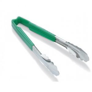 Щипцы универсальные L 24,1см ЛИСТ с зеленой ручкой, нерж. сталь