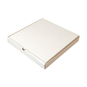 Коробка для пиццы 300х300х40мм картон белый профиль "B"