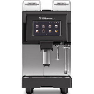 Кофемашина-суперавтомат, 1 группа, 2 кофемолки, черная, графический дисплей, заливная+подключение к водопроводу