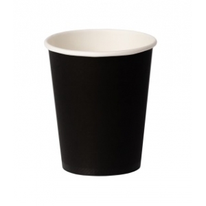 Стакан бумажный для горячих напитков BLACK 250мл