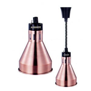 Лампа-мармит подвесная, абажур D175мм бронзовый, шнур регулируемый черный (б/у (бывший в употреблении))