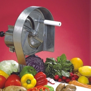 Овощерезка-слайсер механическая для овощей и фруктов, настольная, кольца, горизонтальная резка
