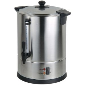 Водонагреватель гейзерный для приготовления чая или кофе, заливной,  6.65л, корпус нерж.сталь, стенки двойные