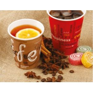 Стакан бумажный для горячих напитков Coffee 250мл