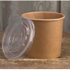 Крышка для контейнера 450мл D 98мм плоская ПП прозрачная